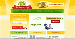 Desktop Screenshot of die-gutscheine.de